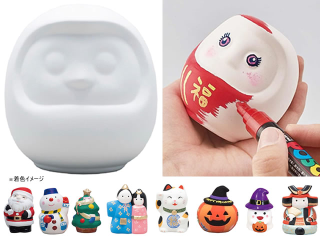 らくがき 陶器貯金箱
