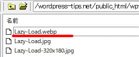 WebP変換