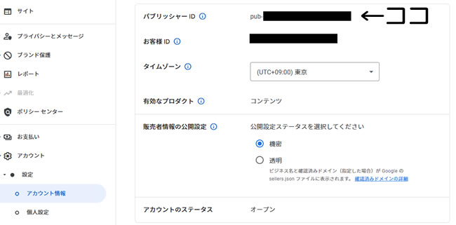 Google AdSenseID